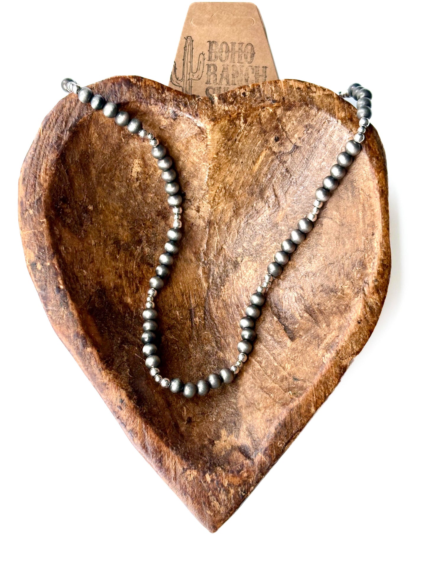 Navajo Pearl Bead Necklace