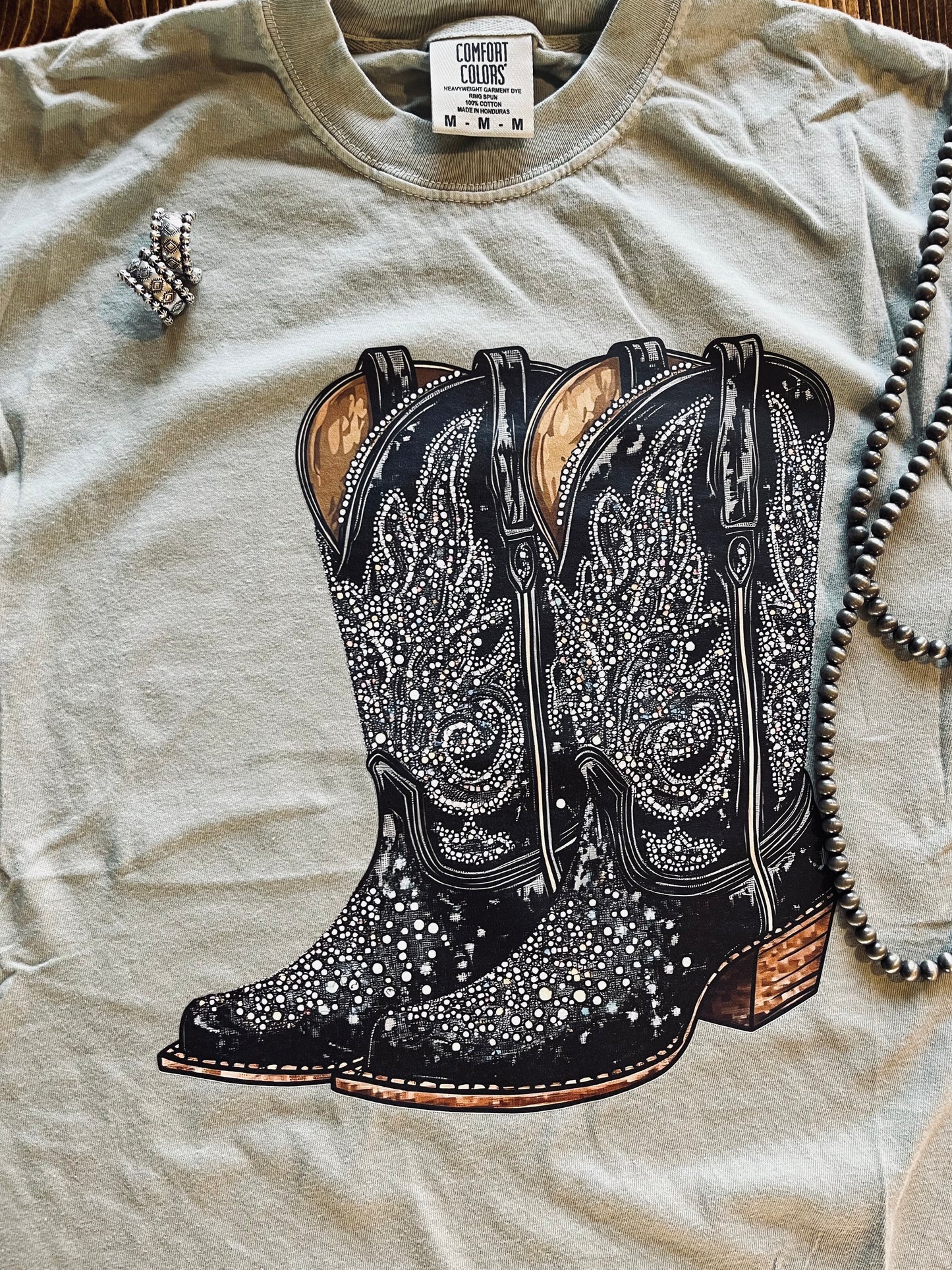 Black Boot Tee