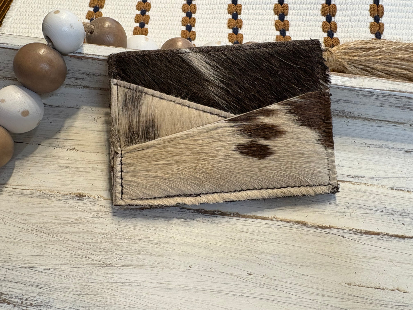 Cowhide Card Holder