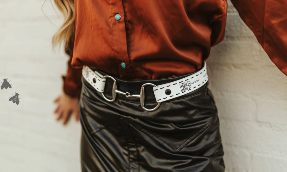 Bitty Belt - White