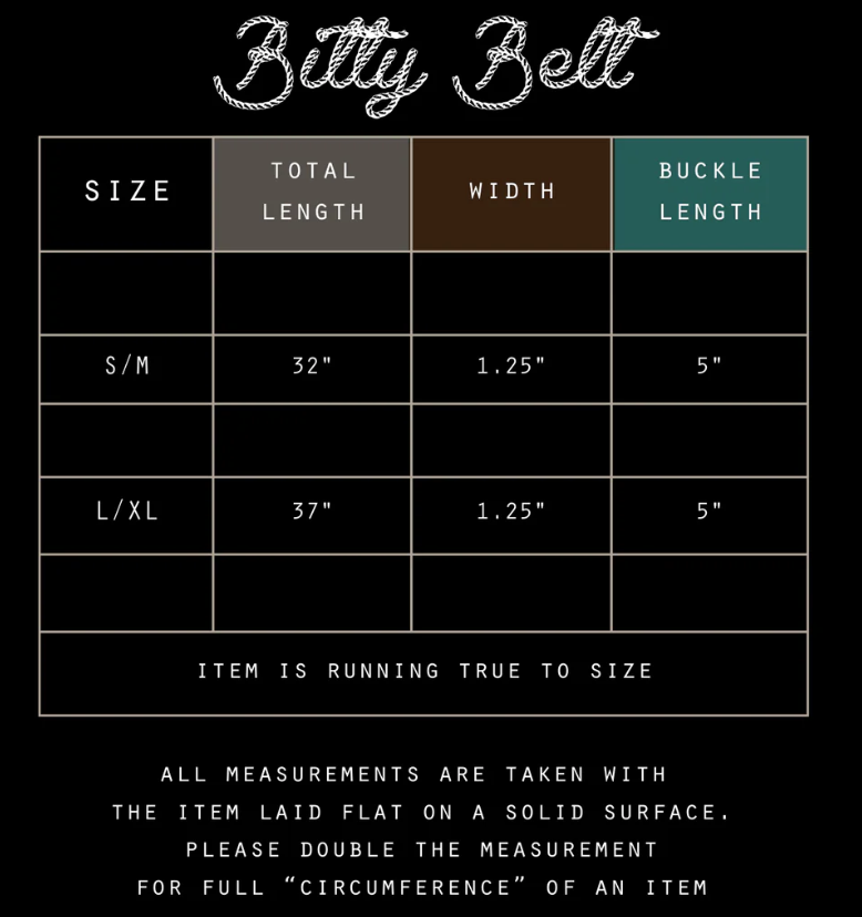 Bitty Belt - Saddle
