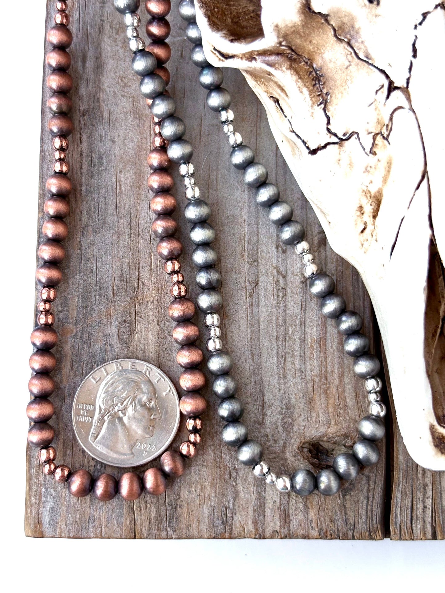 Navajo Pearl Bead Necklace