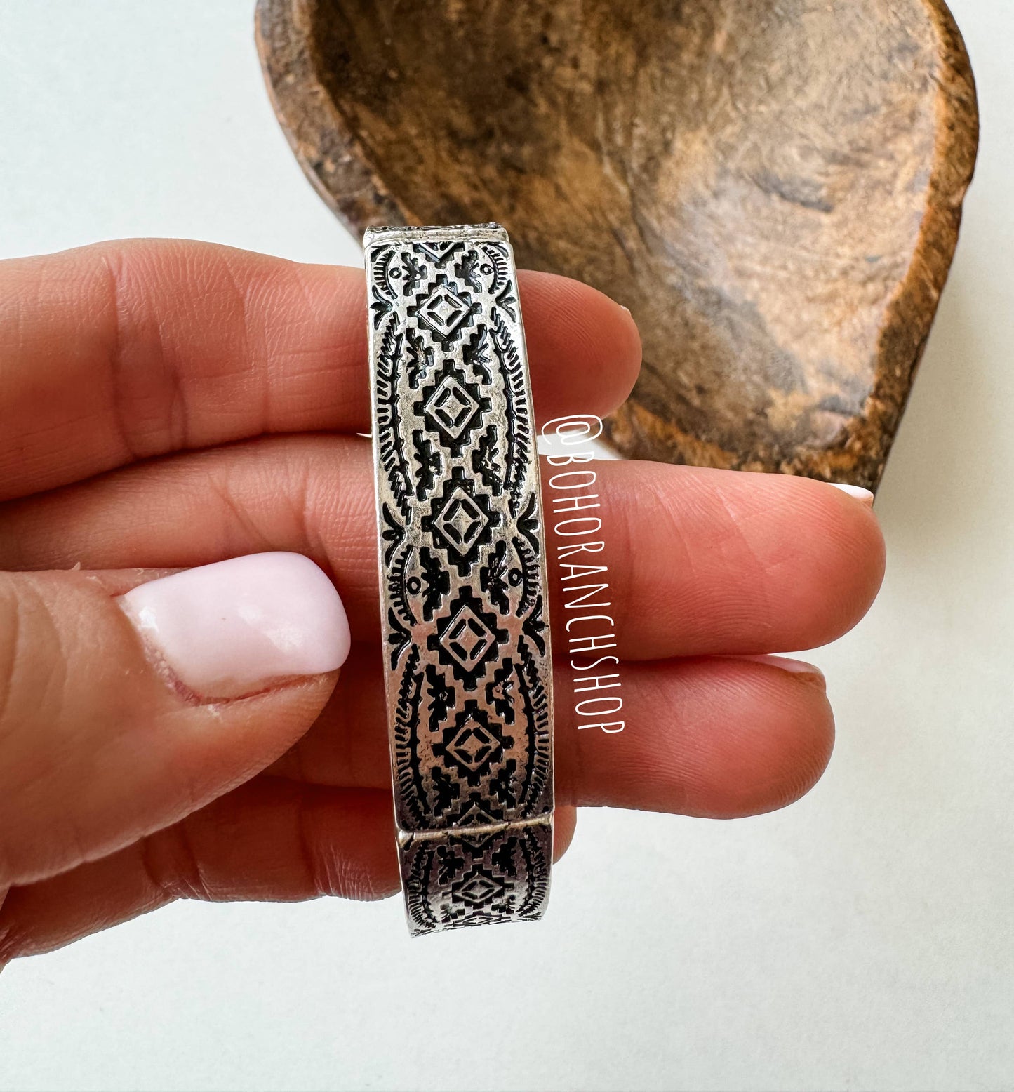 Western Texture Stretch Bracelet 