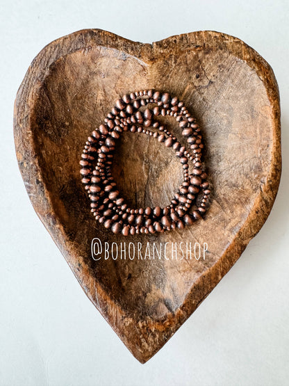 Navajo Style Pearl Stackable Bracelets