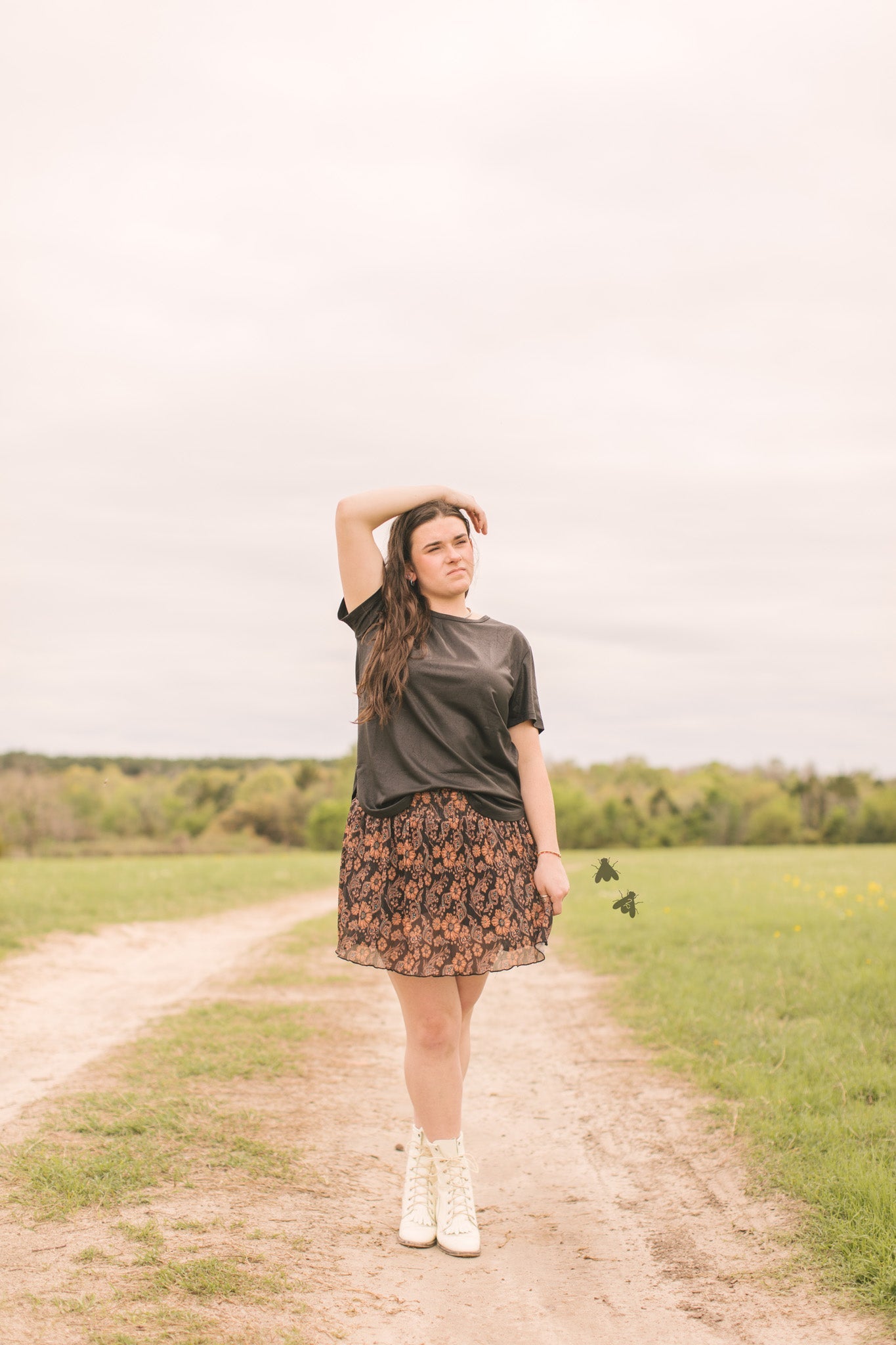 Lather in Leather Skort