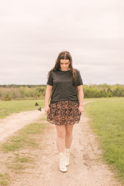 Lather in Leather Skort