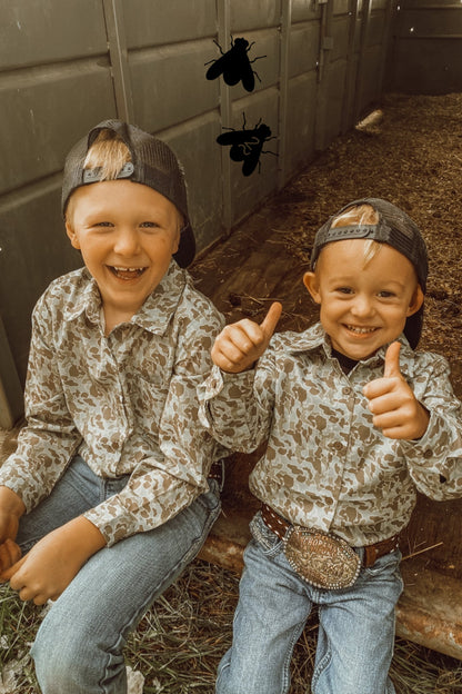 Cowboy Camo Long Sleeve