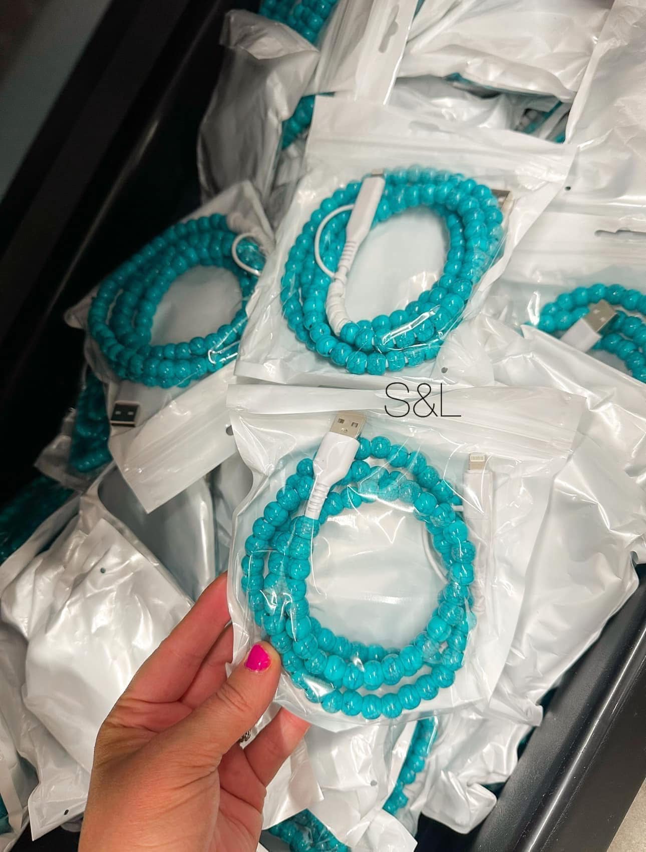 Turquoise Phone Charger