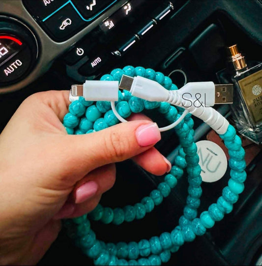 Turquoise Phone Charger