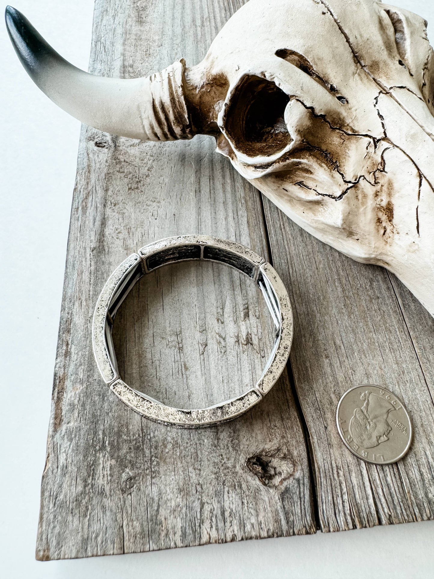 Western Texture Stretch Bracelet 