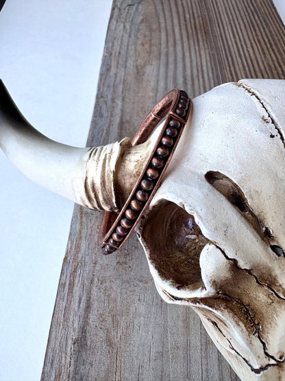 Pearl Copper Stretch Bracelet