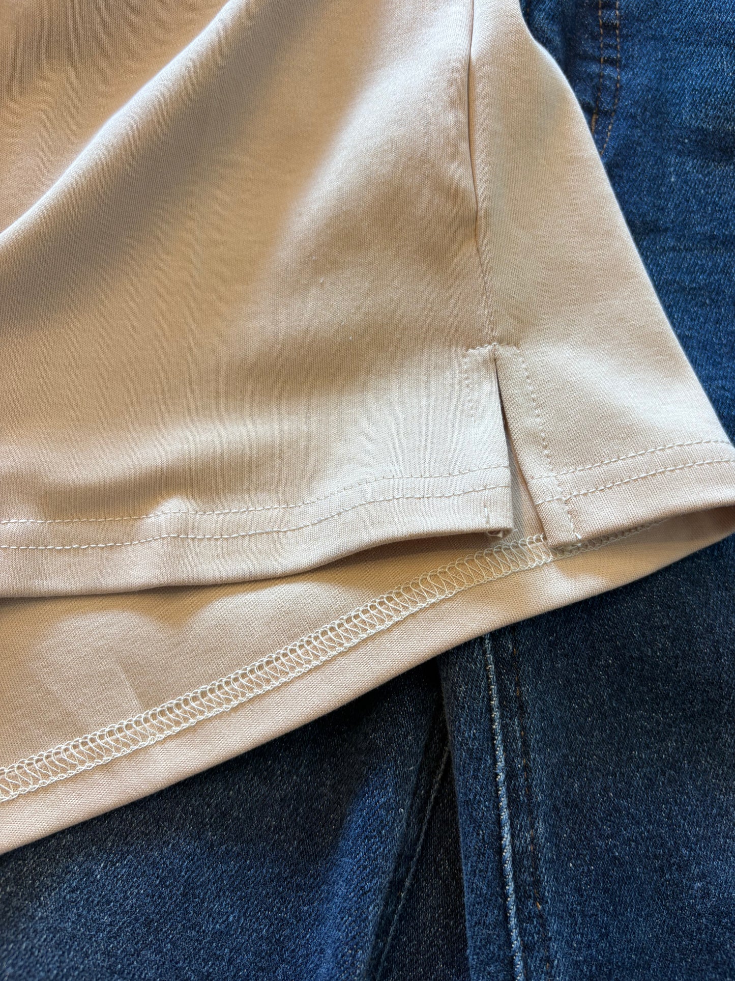Khaki Short Sleeve Arrow Pocket Tee