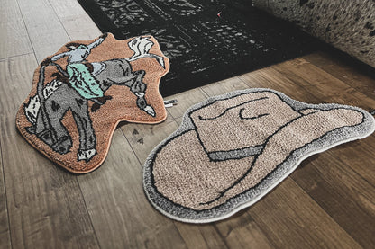 Rodeo Rug *Cowboy Hat