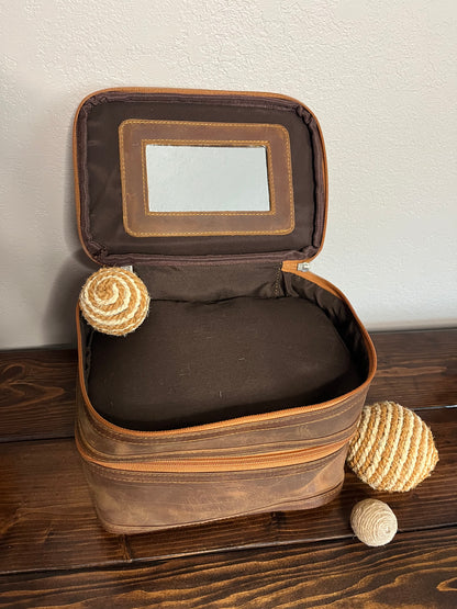 Leather Makeup Case