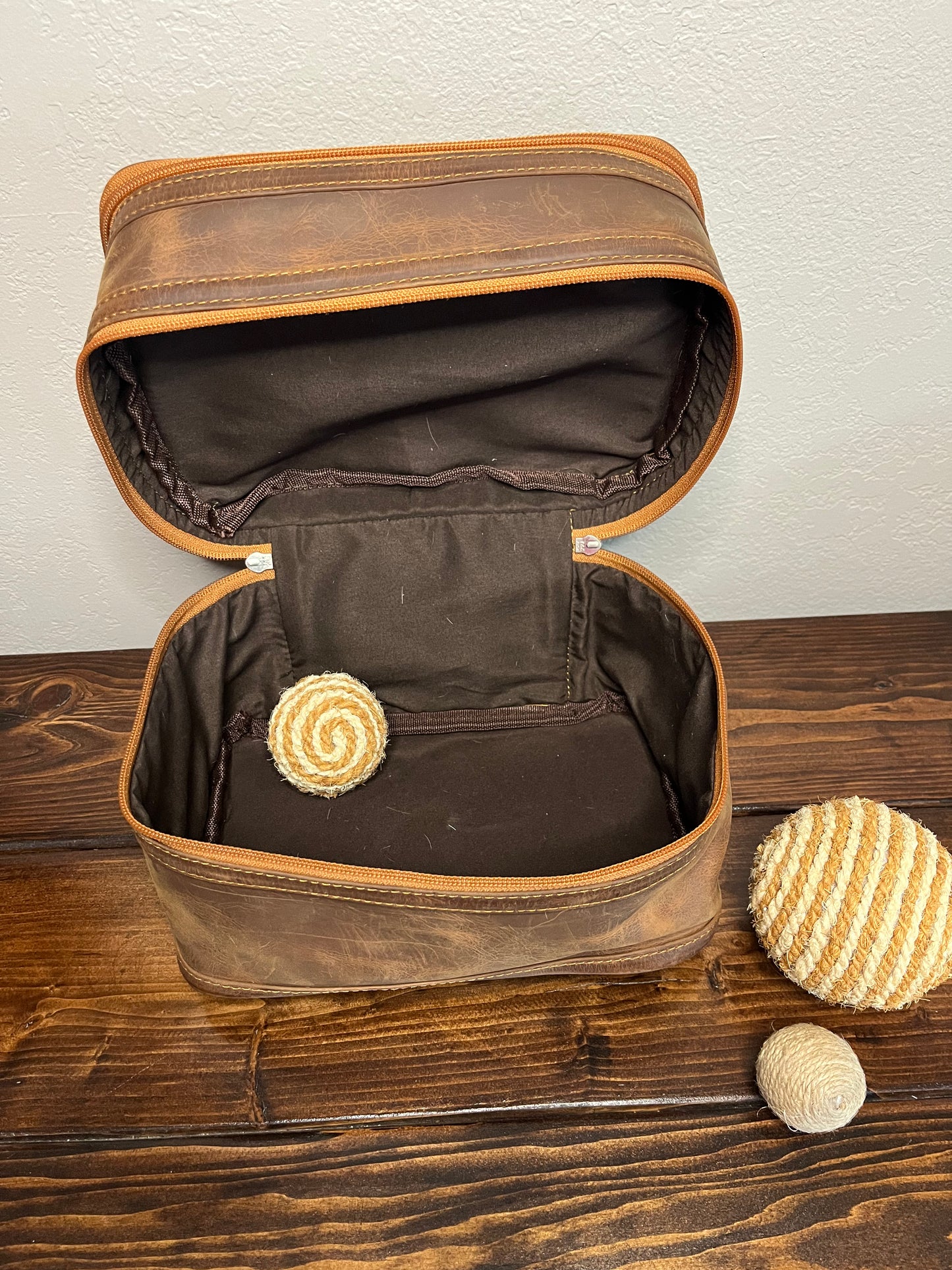 Leather Makeup Case