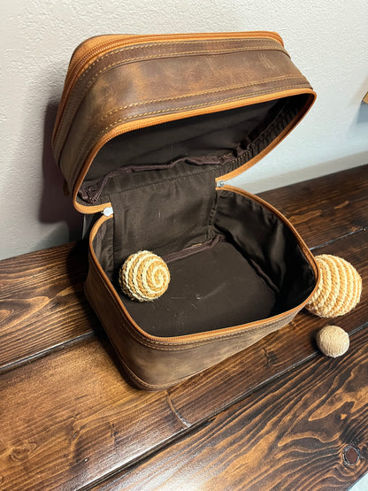 Leather Makeup Case