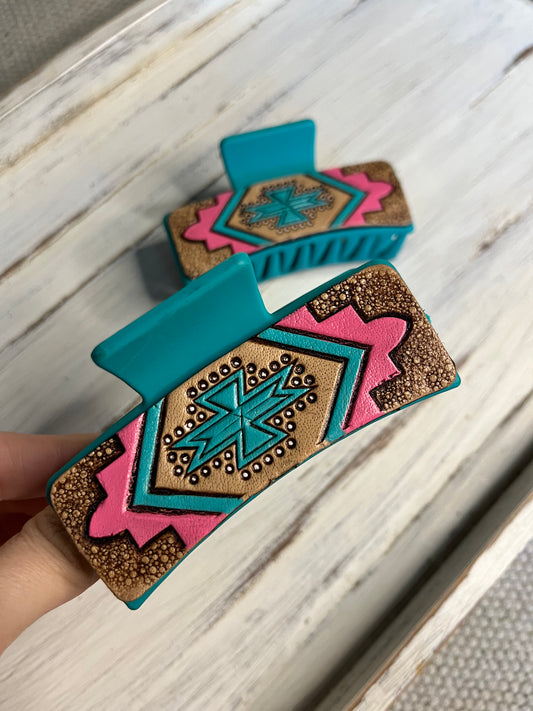 Turquoise Hair Clips *Multiple Designs*