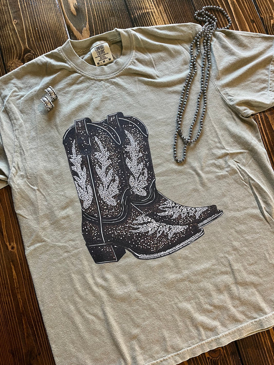 Brown Boot Tee