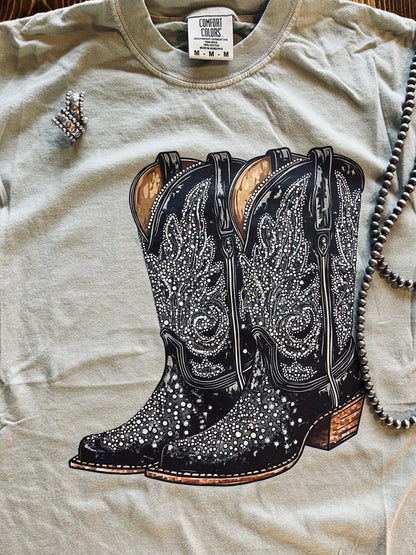 Black Boot Tee