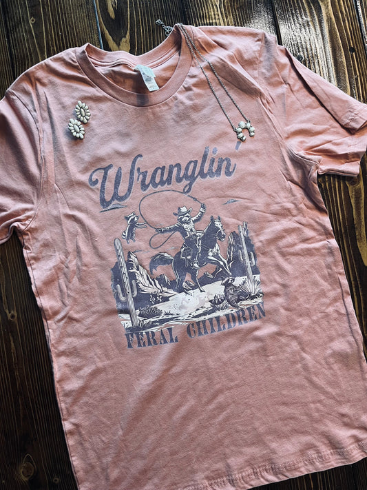 Wranglin' Feral Children Tee