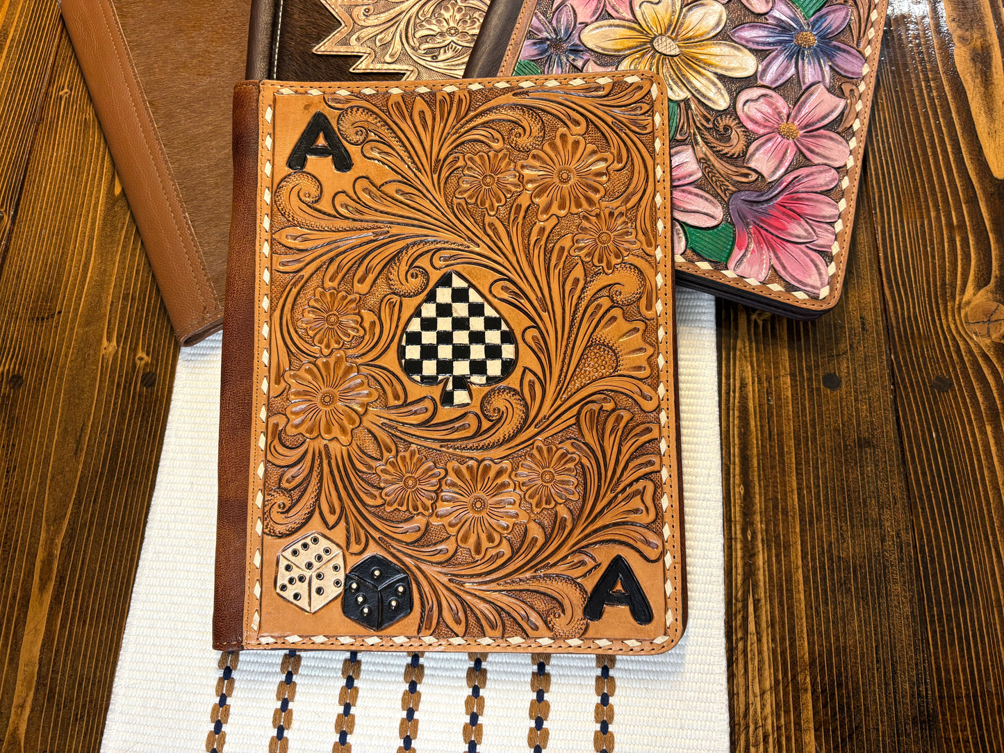 Tooled Leather Planner