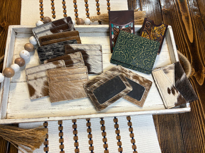 Cowhide Card Holder