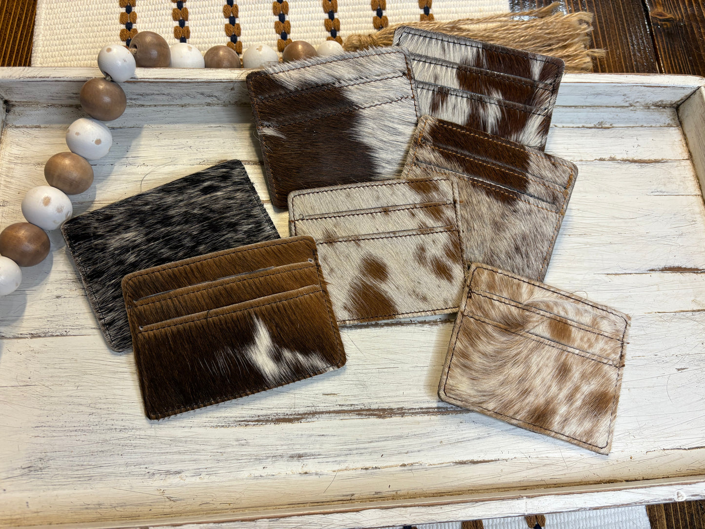 Cowhide Card Holder