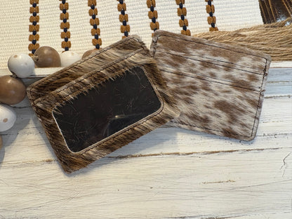 Cowhide Card Holder