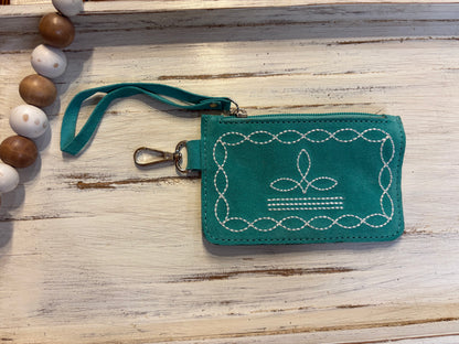 Rough Out Coin Purse Wristlet
