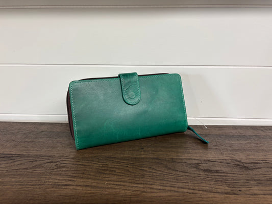 Turquoise Leather Wallet