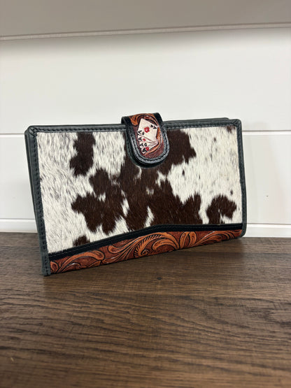 Aces Wild Cowhide Wallet