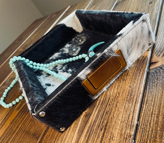 Small Cowhide Tray