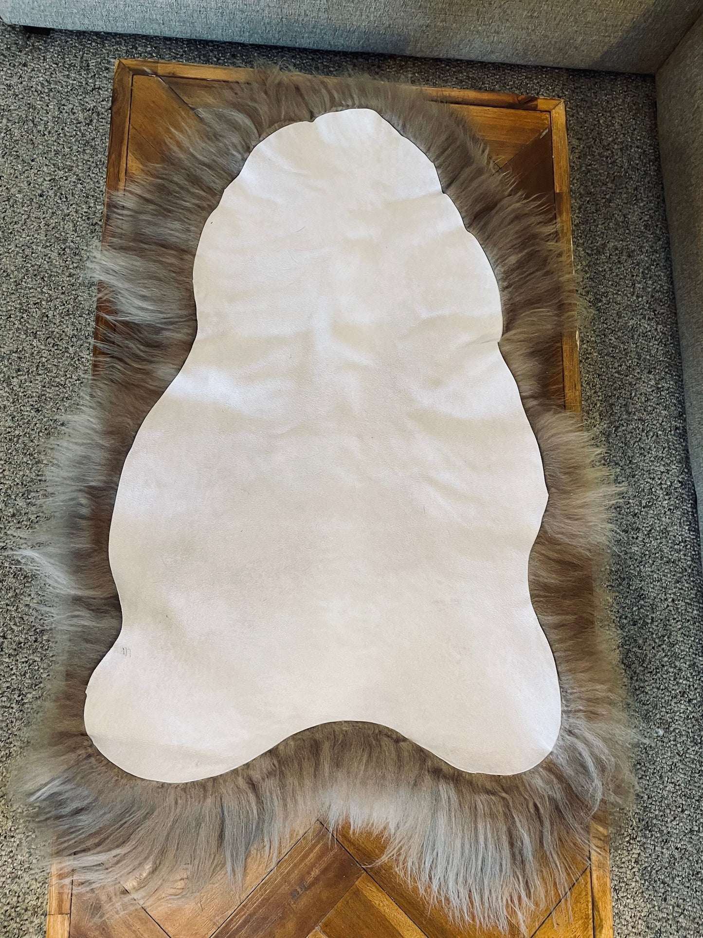 Taupe Icelandic Sheep Hide