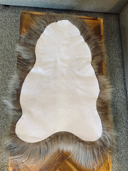 Taupe Icelandic Sheep Hide