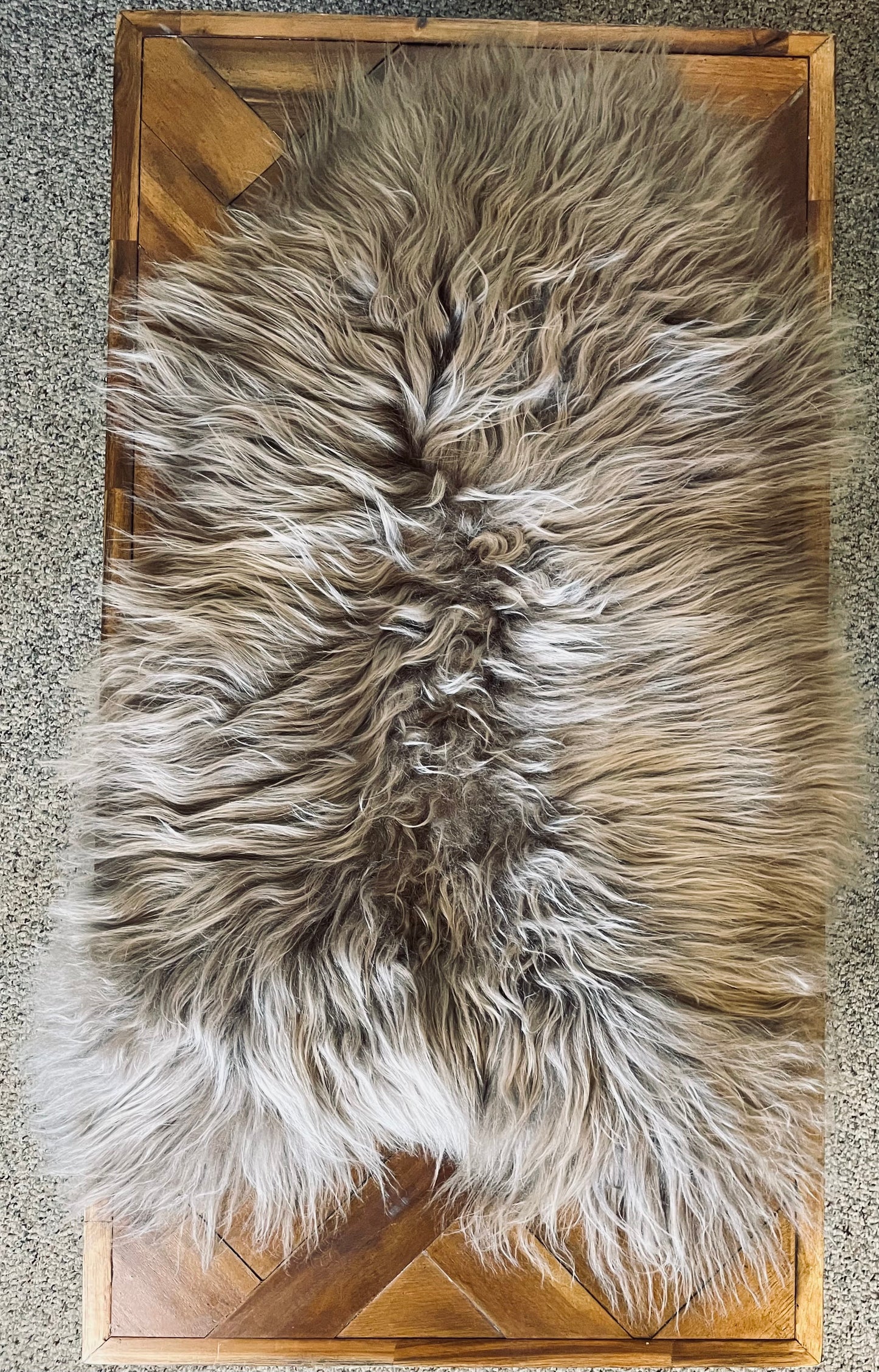 Taupe Icelandic Sheep Hide