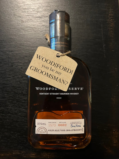 Woodford be my Groomsman - Groomsman Proposal Tags