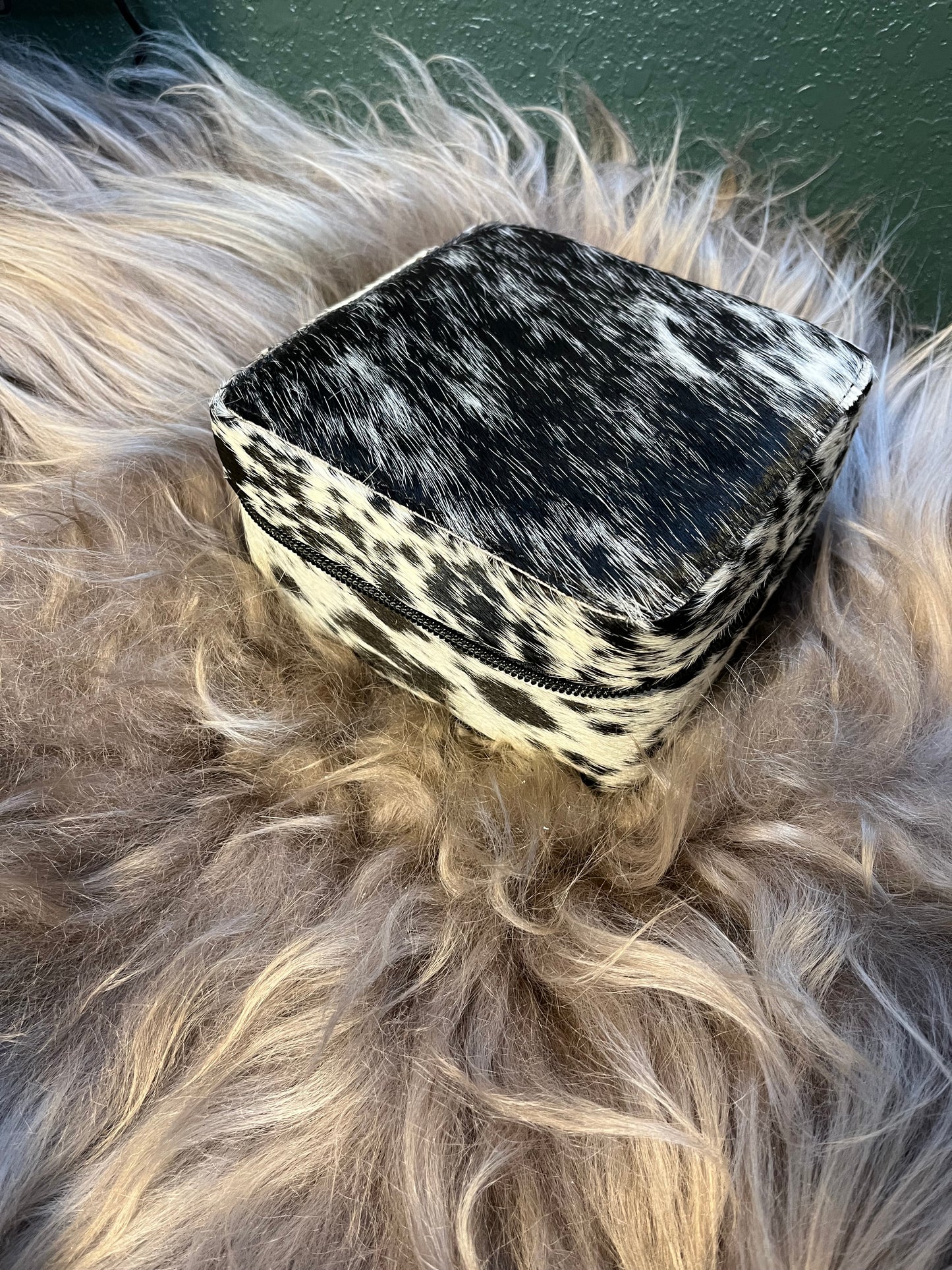 Cowhide Jewelry Box