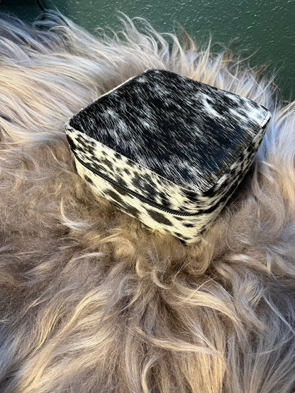 Cowhide Jewelry Box