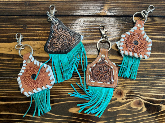 Fringe Tooled Keychain