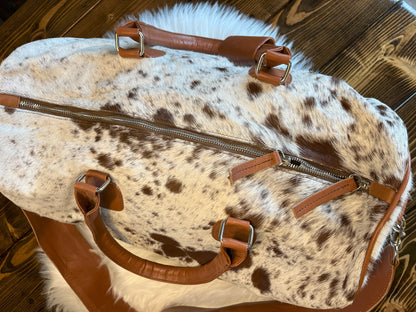 Cowhide Duffel Bag