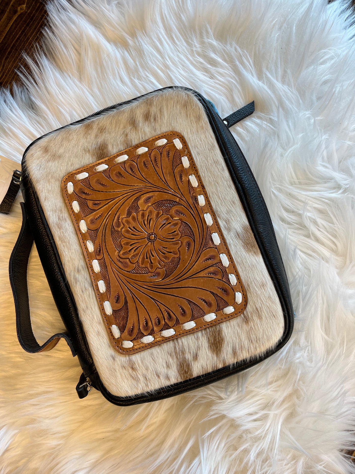 Cowhide Jewelry Case