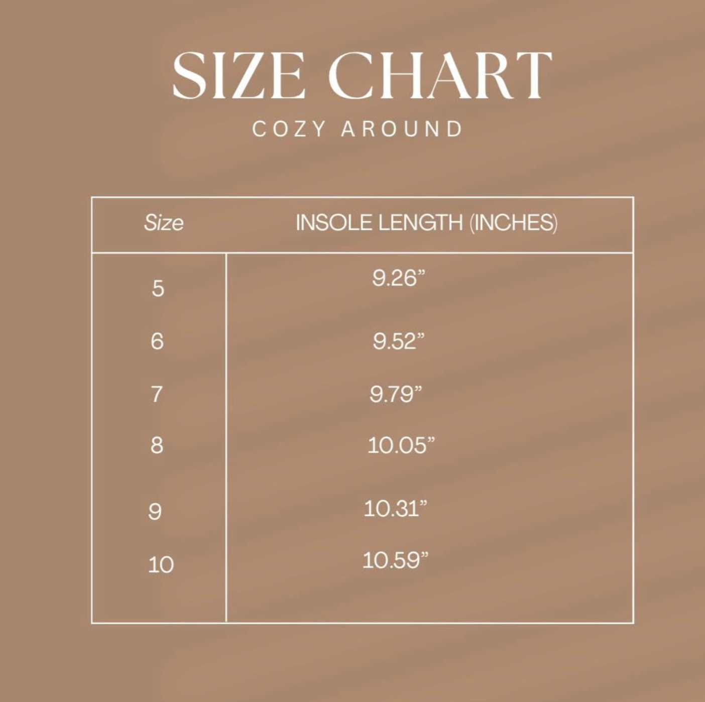 *Pre-Sale* Cozy Around Shoes