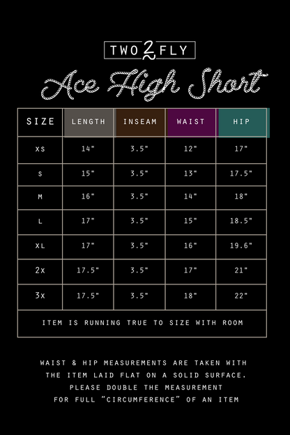 Ace High Shorts *Midnight*