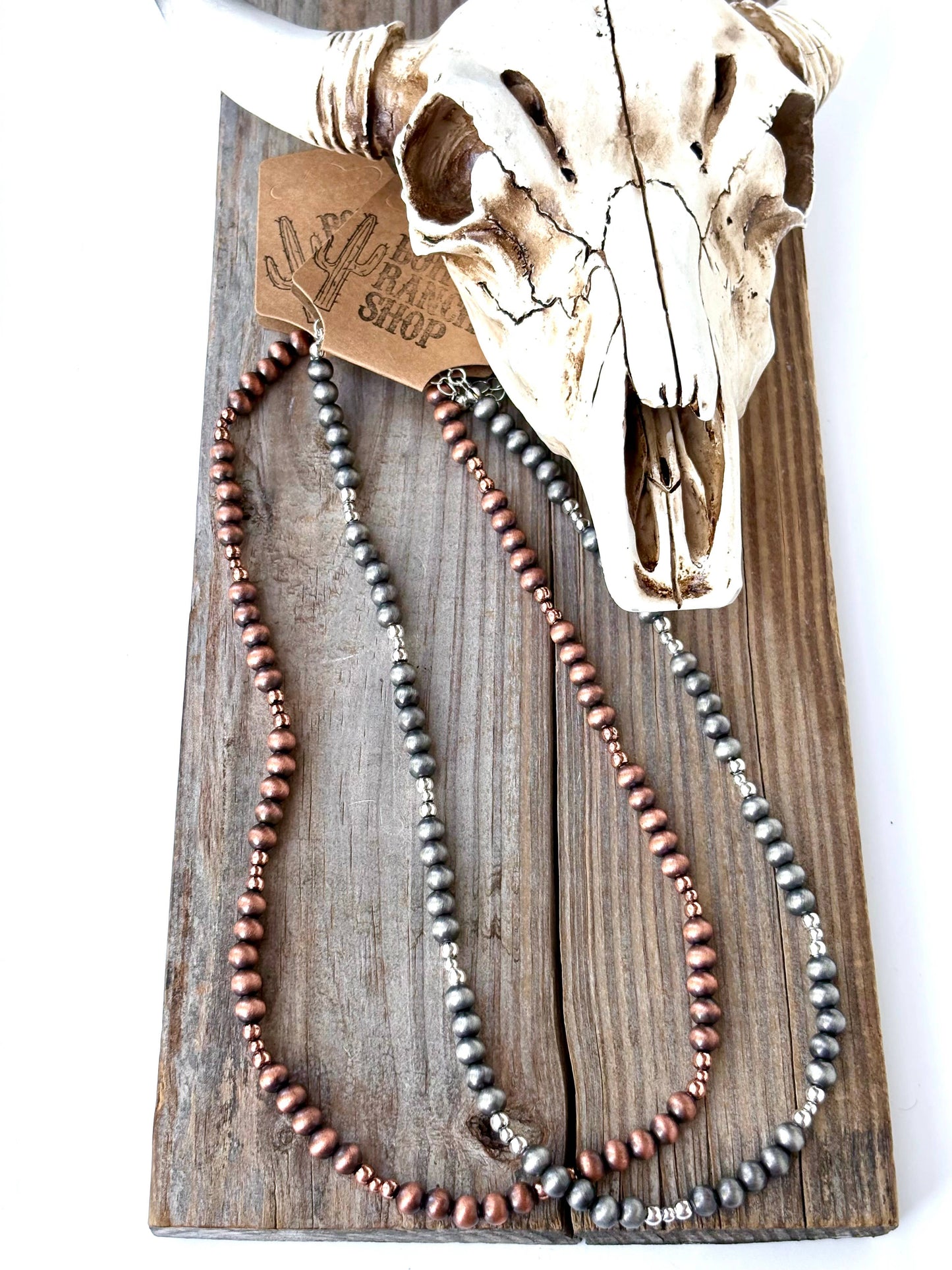 Navajo Pearl Bead Necklace