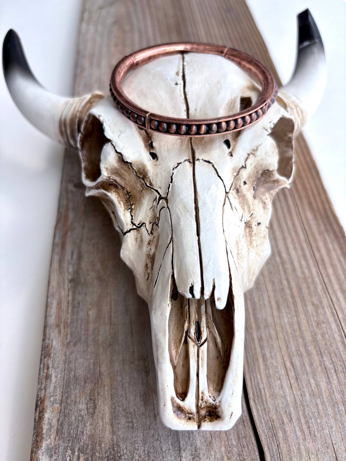 Pearl Copper Stretch Bracelet