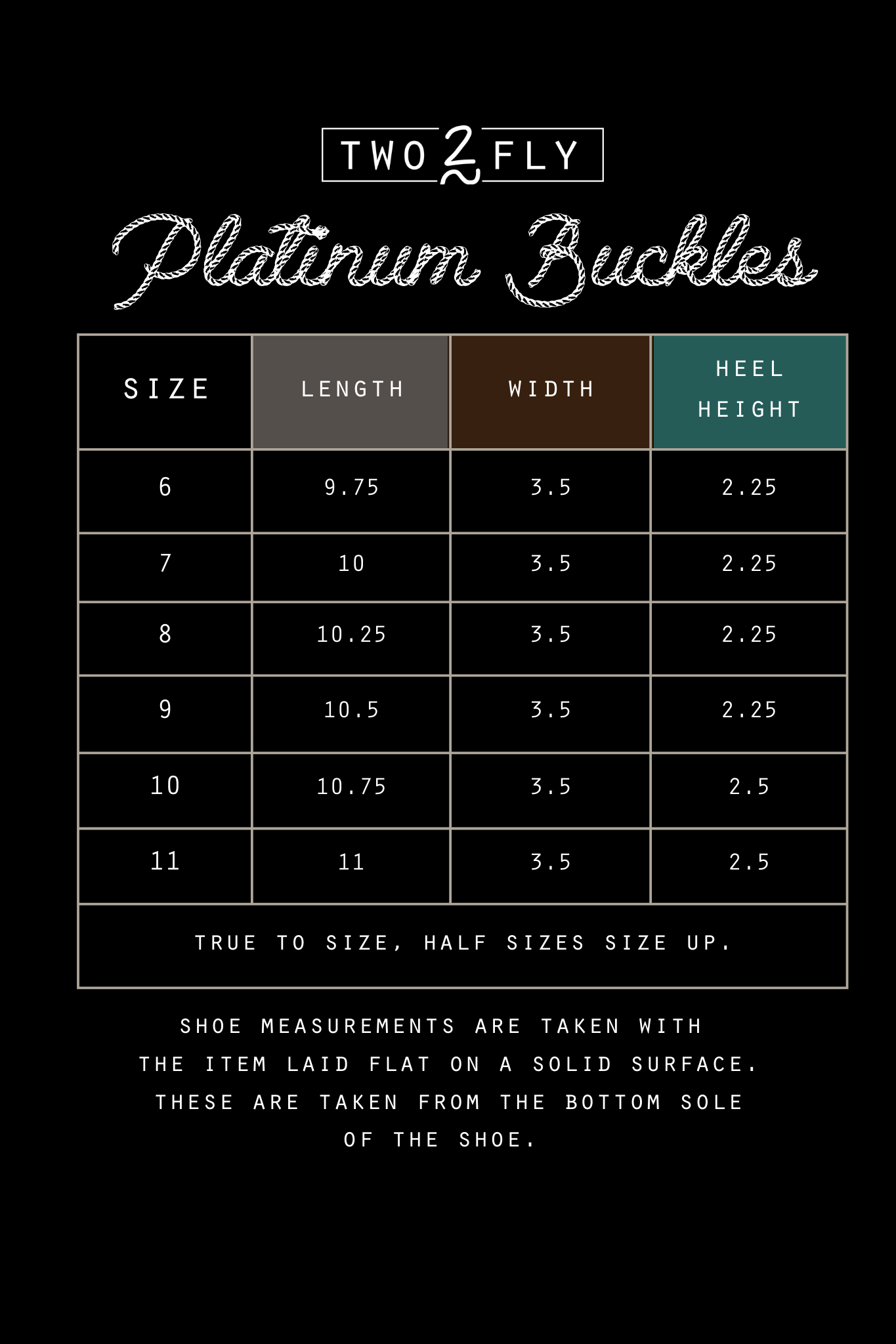 Platinum Buckles *Denim